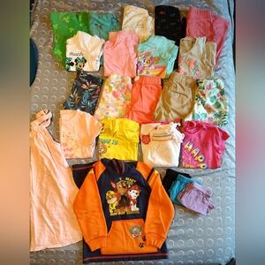 4T girl's mixed multi-season clothing lot